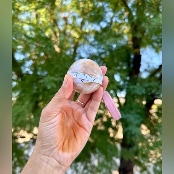 Flower Agate Sphere - Picture 6 of 6